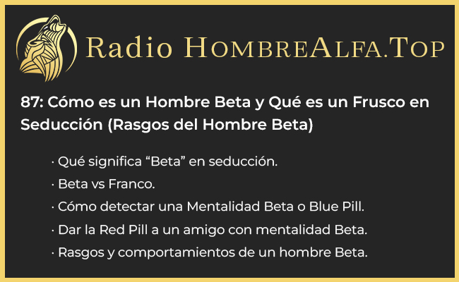 hombre beta seduccion